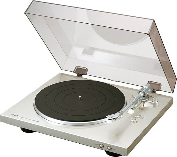 Denon DP-300F Premium Plattenspieler in Silber - Bild 1