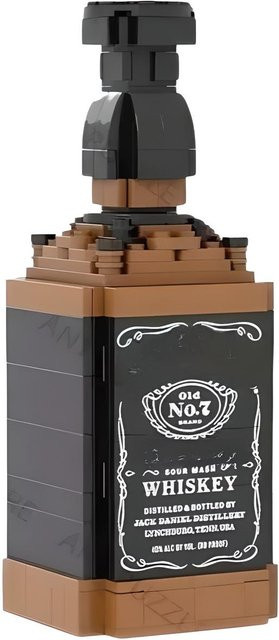 Keine Box Kreative Whiskeyflasche, 3D Puzzle, DIY Modellbausatz, ab 14 Jahren - Bild 1