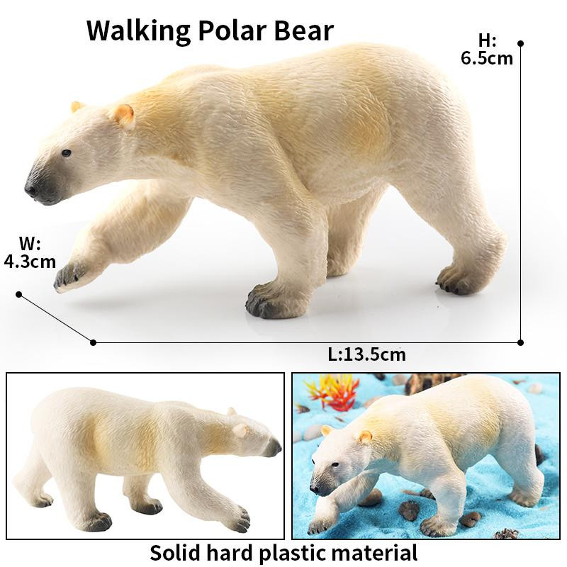 Oenux Eisbär Ursus Maritimus Actionfigur aus PVC für 3-6 Jahre - Bild 2
