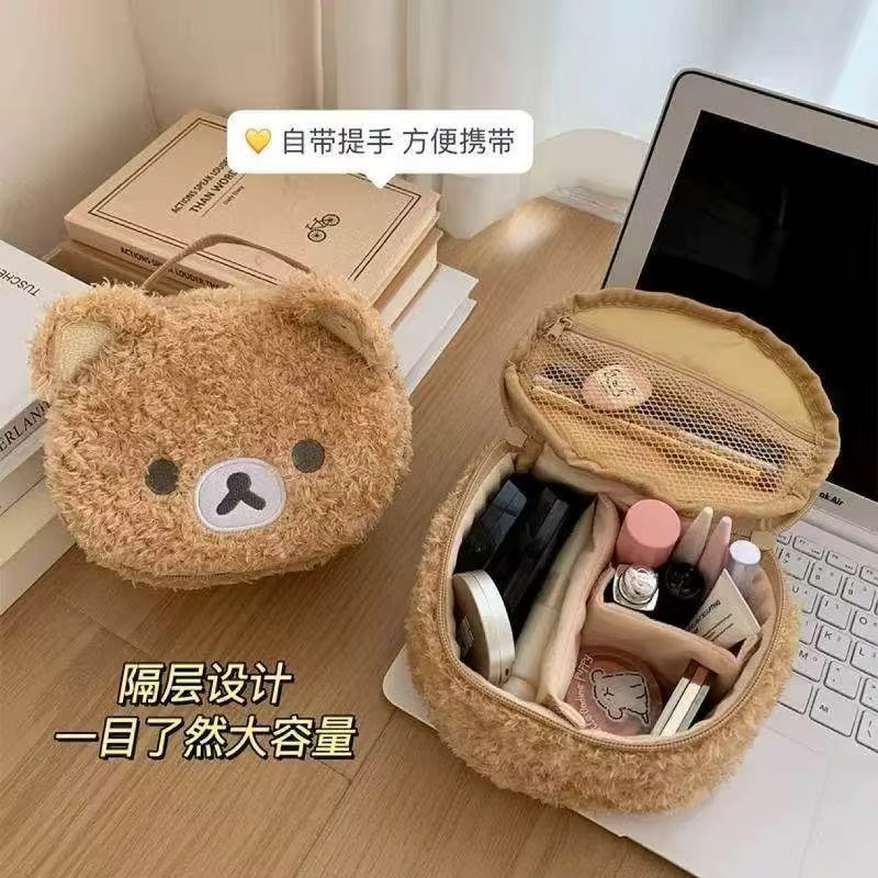 52TOYS Rilakkuma Plüsch-Aufbewahrungstasche, Kosmetiktasche, Organizer-Tasche - Bild 5