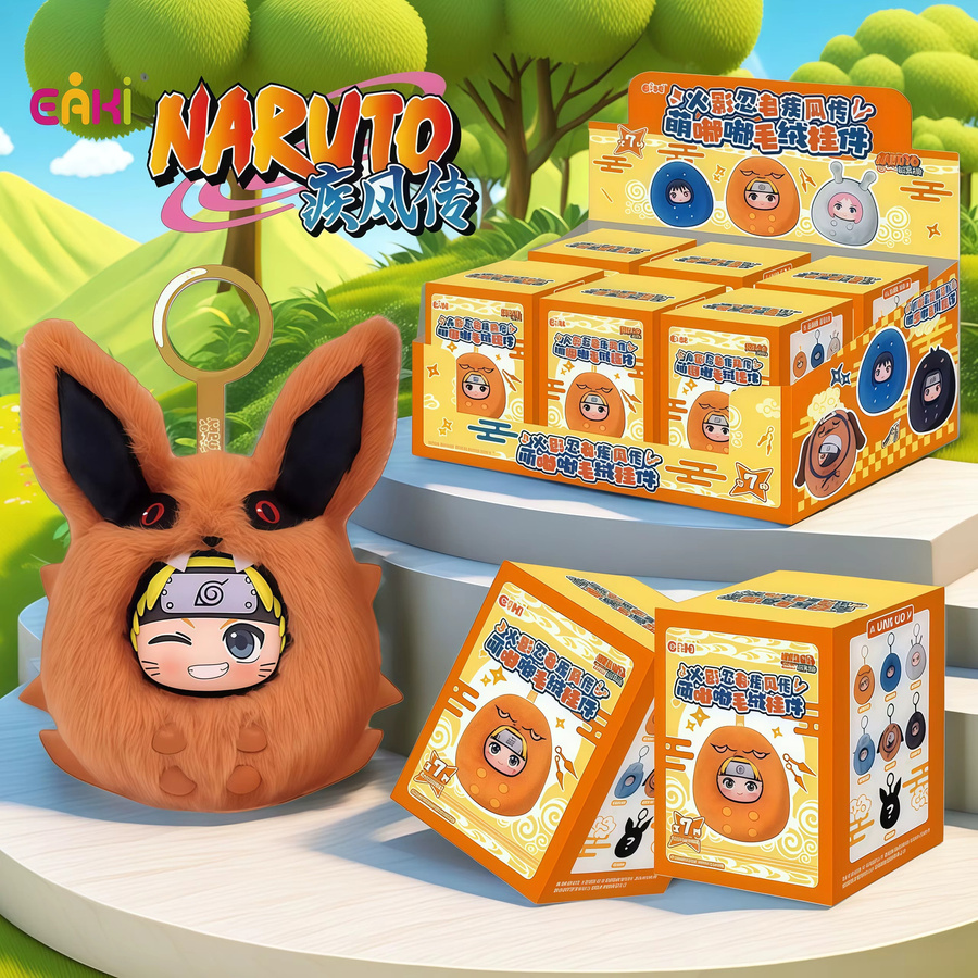 EAKI Naruto Shippuden Meng Dudu Vinyl-Plüsch-Blindbox, Anime-Charakter, ab 3 Jahren - Bild 3