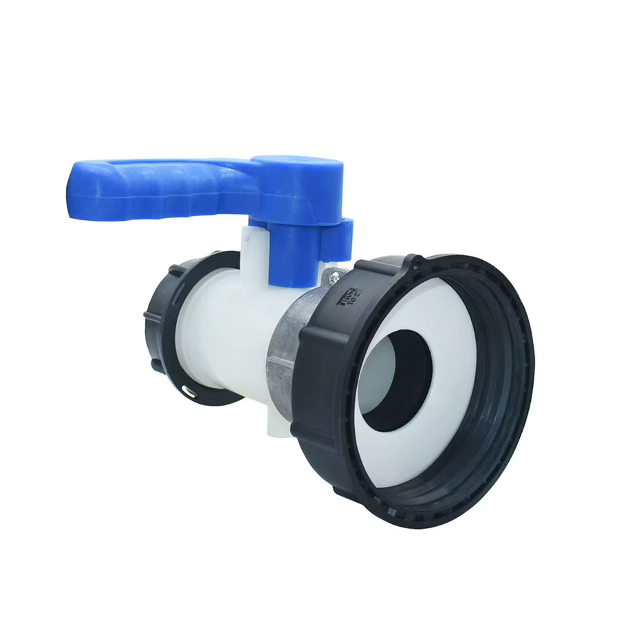 IBC Tank Adapter Ventil Fitting 100mm auf S60x6mm mit 2 Zoll Gewinde für Regenwasserbehälter in Multicolor - Bild 3