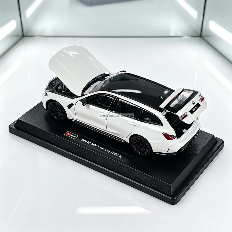 Bburago BMW M3 Touring, Spielzeugauto-Modell, 1:24, Schwarz-Weiß, Metall, ab 8 Jahren - Bild 1