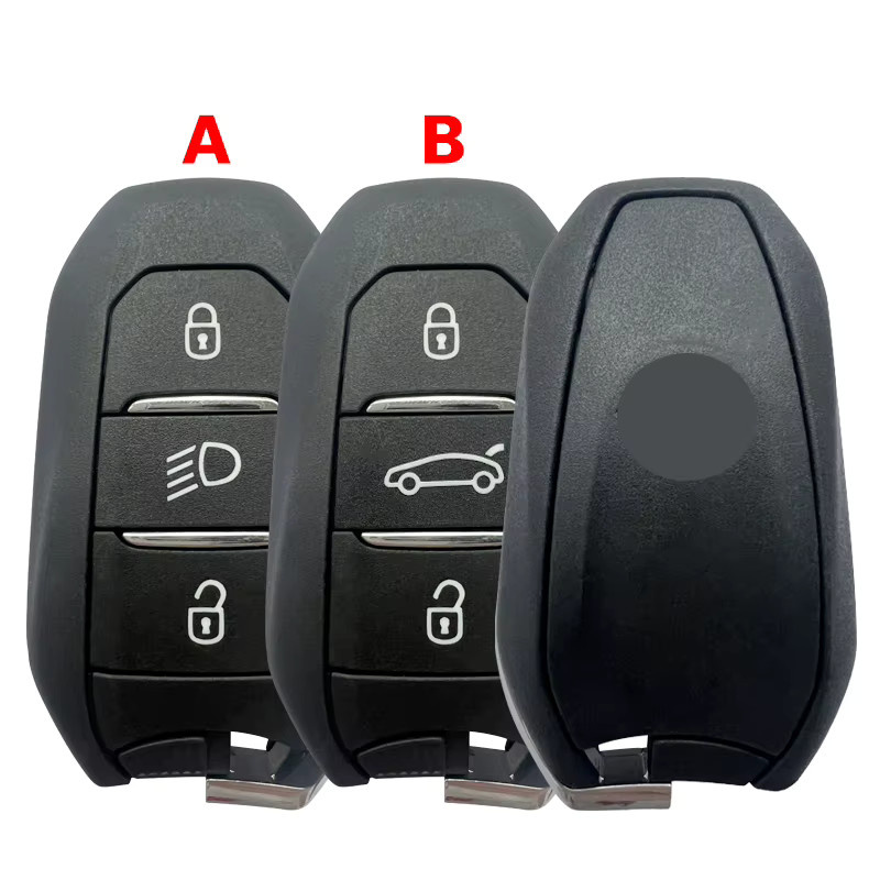 Original 3-Tasten Smart-Fernbedienungsschlüssel für Opel Corsa F, Astra L und Mokka B ab 2019, 433MHz mit 4A Chip, Schwarz - Bild 2