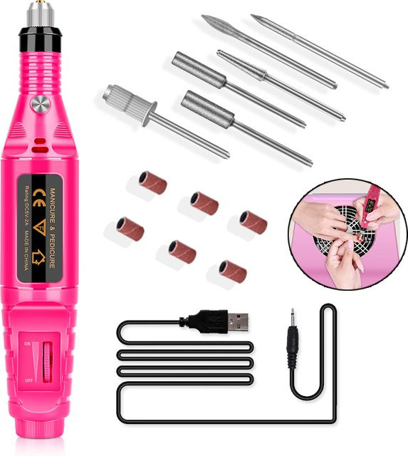 LNWPYH Elektrischer Nagelschleifer, Nagelbohrmaschine, Unisex - Bild 1