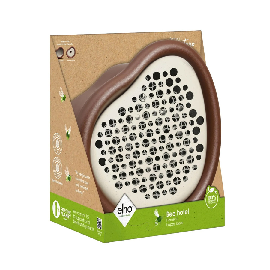 Elho Bienenhotel Organic Braun-Weiß 25 cm - Bild 2