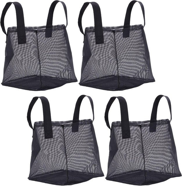 Fishine 4er-Set Netz-Teichpflanzenkörbe aus PVC mit Griffen für Garten und Sumpfpflanzen Type 2 - Bild 1
