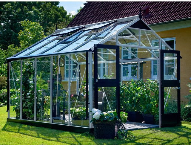 Juliana Gewächshaus Premium 10 aus Aluminium mit Sicherheitsglas und Satteldach - Bild 1