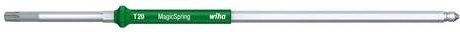 Wiha Torque TX MagicSpring Wechselklinge T15 Torx Schraubendreher-Bit aus Edelstahl in Grün/Silber, Länge: 175 mm - Bild 1