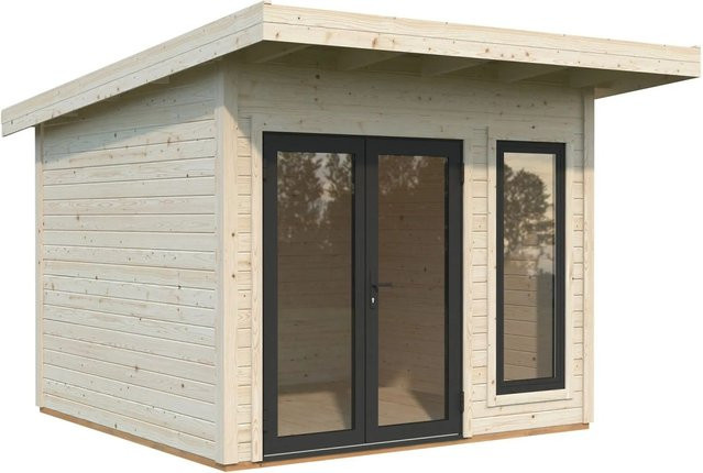 Palmako Gartenhaus Aurelia aus Fichtenholz mit Pultdach in Natur - Bild 1