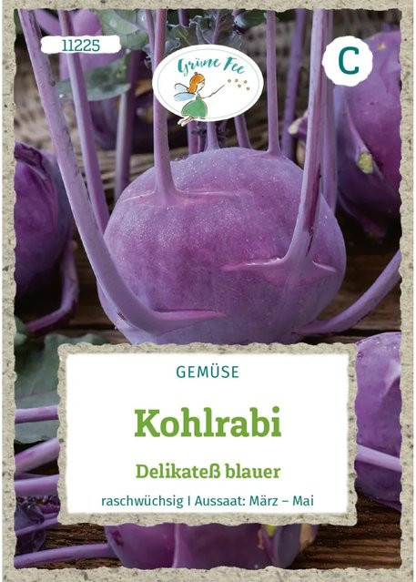 Grüne Fee Kohlrabi Delikatesse Saatgut - Bild 1