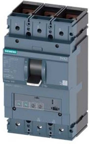 Siemens 3VA2463-5HN32-0AA0 Leistungsschalter in Grau mit einem Einstellbereich von 250 - 630A und einer maximalen Schaltspannung von 690 V/AC - Bild 1