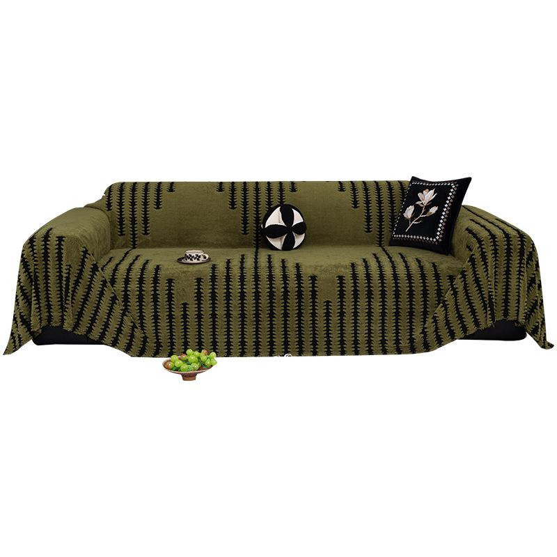 Hochwertiges Plüsch-Sofahandtuch aus Flanell in Violett, B/T: 180 x 130 cm - Bild 7