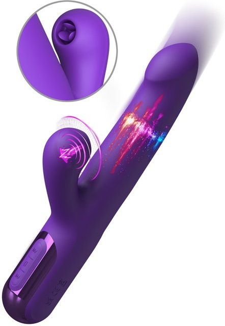 Fantasy For Her Rabbitvibrator Super Sonix Thruster mit Stoßfunktion in Purple - Bild 1