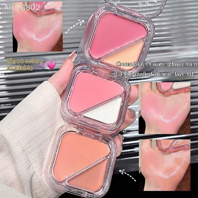 Cappuvini Puder-Rouge-Palette, Pfirsich, Natürlich - Bild 1