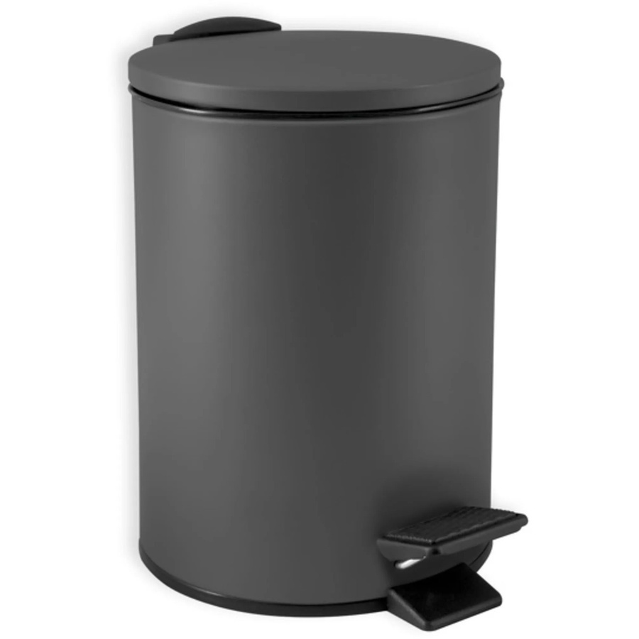 Spirella Treteimer Adelar 3 Dunkelgrau Matt B: 25,0 cm, T: 25,0 cm - Bild 2