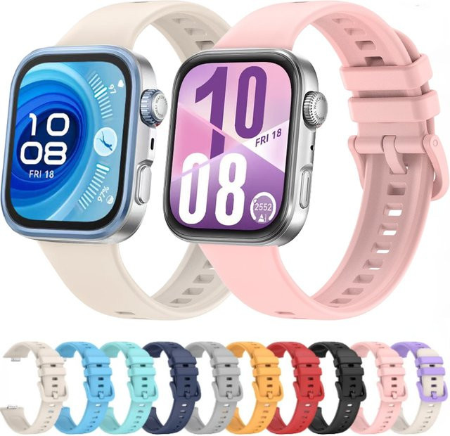 Huawei Uhrenarmband Silikon, Bunt, Unisex - Bild 1