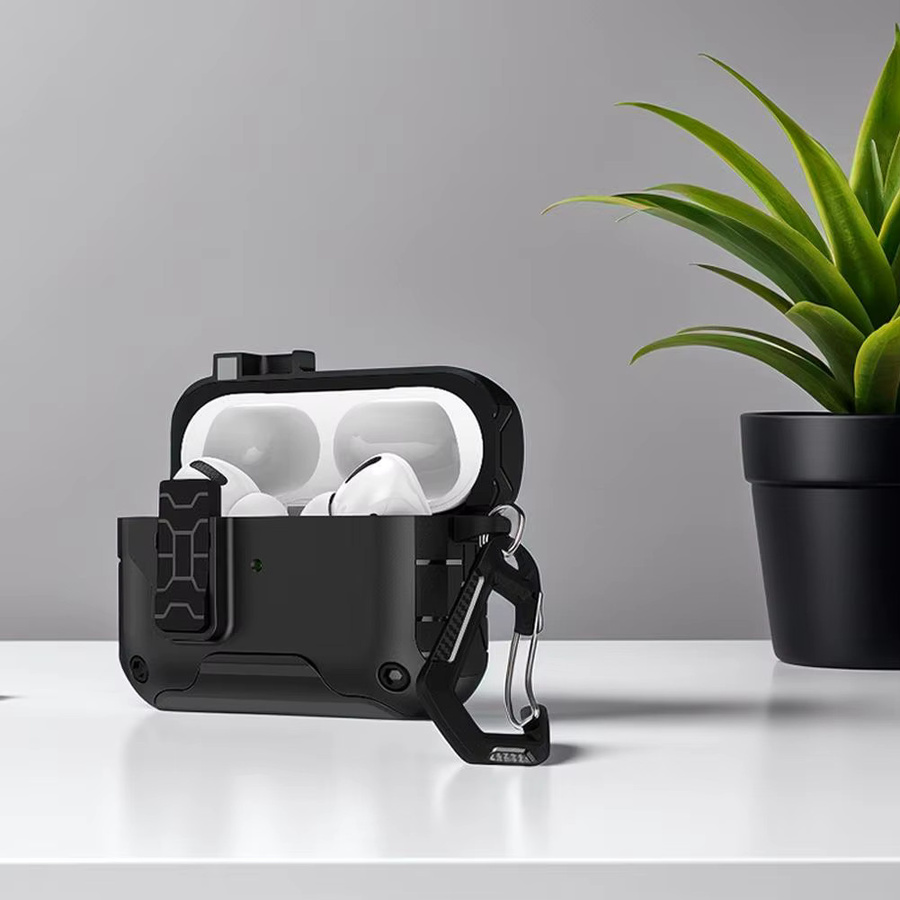 Schutzhülle für Apple AirPods Pro 3 aus TPU und PC mit hochklappbarem Deckel-Design - Bild 4