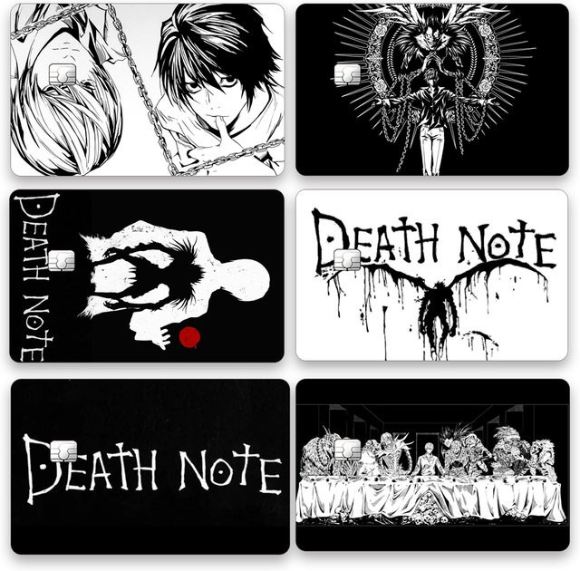 Bandai Death Note Figuren-Karten-Aufkleber, Zubehör, Schwarz - Bild 1