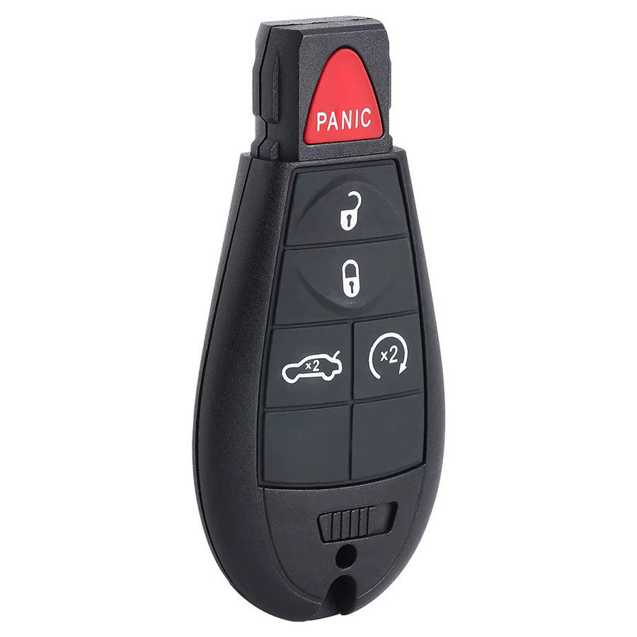 DIYKEY Smart Keyless Funkfernbedienung Autoschlüssel für Dodge Dart 2013-2016, 433MHz, ID46 Chip, Schwarz - Bild 2