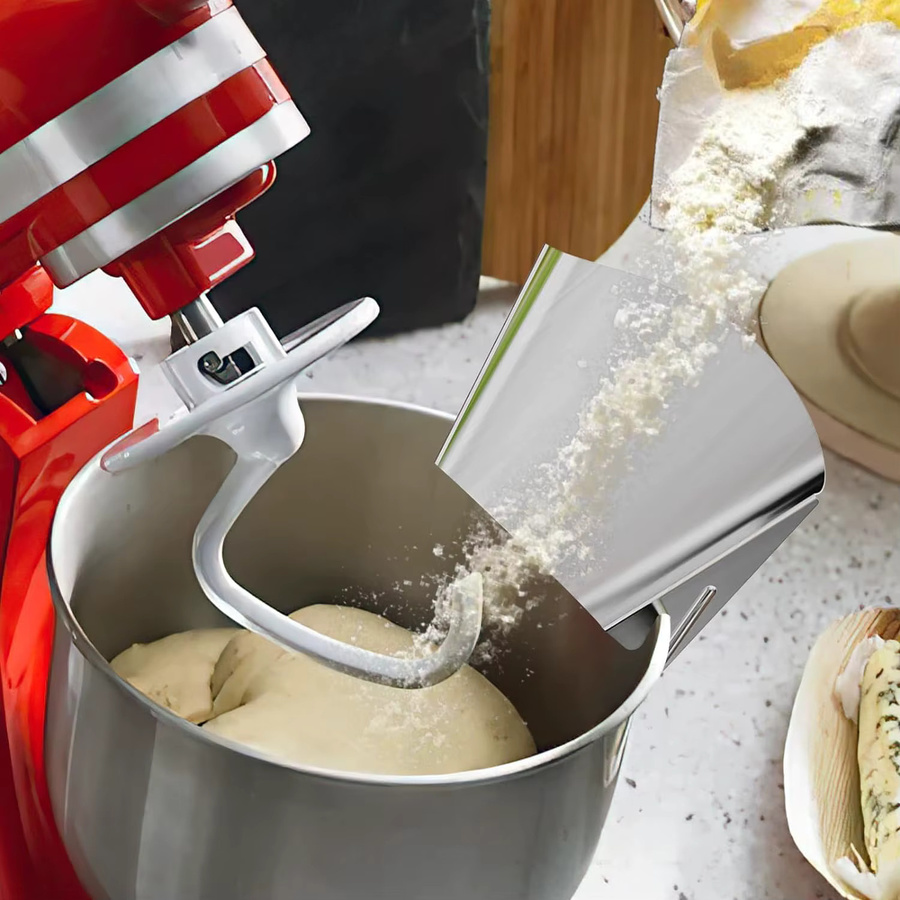 KitchenAid Ausgießrutsche aus Edelstahl in Silber und Transparent - Bild 2