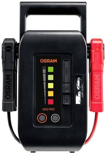 Osram BATTERYstart PRO 1000 Schnellstartsystem in Schwarz mit 1000A Starthilfestrom, USB-A und USB-C Steckdosen - Bild 1