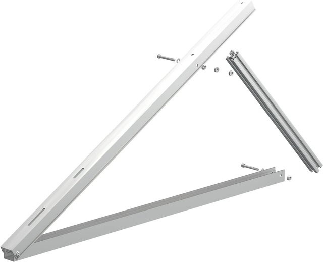 GS Terrassen Montagesysteme Solar Modulträgerprofil in Silver, B/H/L: 53 x 38 x 2000 mm - Bild 1