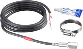 Oventrop Temperaturfühler PT 1000 mit Befestigungsschelle d= 25-40 in Schwarz - Bild 1