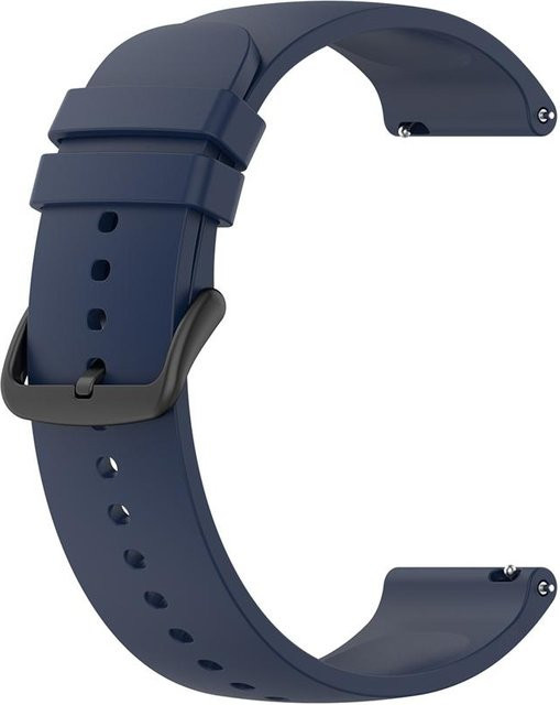 MY-CASE Uhrenarmband Silikon, 20mm, navy blau, Unisex - Bild 1