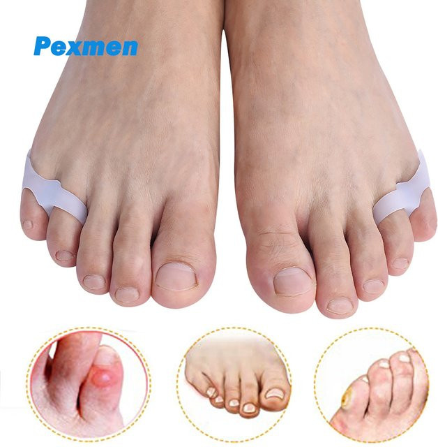 Pexmen Bunion Corrector Gel Schneider, 2/4 Stück, Pinky Toe Separator - Bild 1
