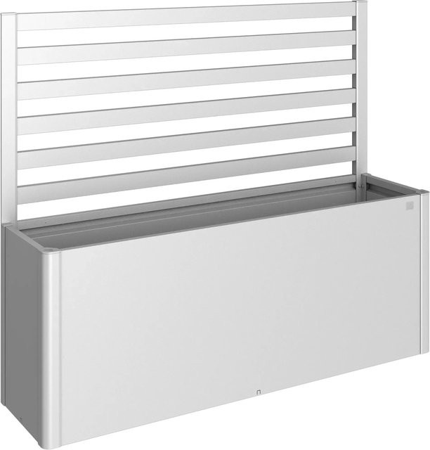 Biohort Rankgitter für Hochbeet Belvedere in Silber-Metallic, B/H: 201 x 91 cm - Bild 1
