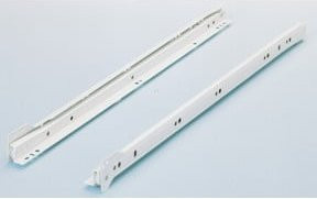Hettich Teilauszug FR 402 m.Stop Control STA in Weiß mit 25 kg Tragkraft und einer Schubkastenlänge von 500 mm - Bild 1