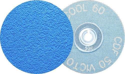 PFERD Kleinfiberschleifer Blau Durchmesser 50 mm Körnung 60, 100 Stück - Bild 1