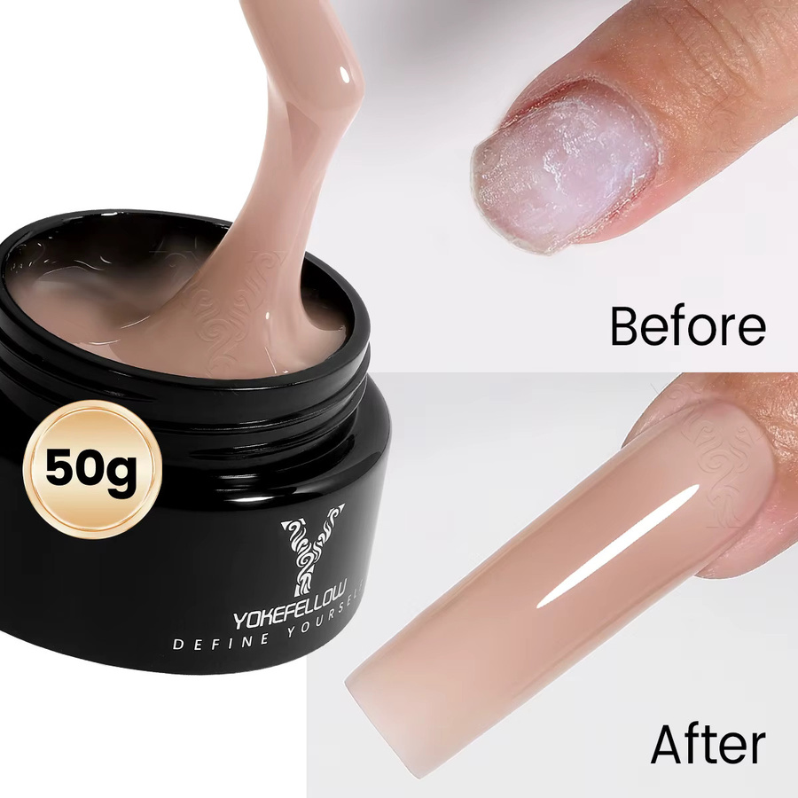 YOKEFELLOW Builder Gel Nude Jelly, 50g, Glänzend - Bild 2