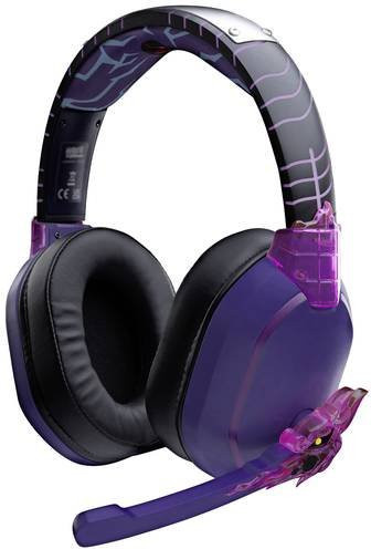 Lexip X TSUME Naruto Shippuden Over-Ear-Headset mit Bluetooth und Kabelverbindung, Schwarz/Lila - Bild 1