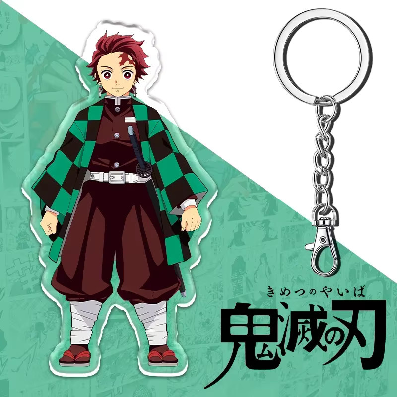 Bandai Demon Slayer Acryl-Schlüsselanhänger, Tanjiro Nezuko, 12cm - Bild 2