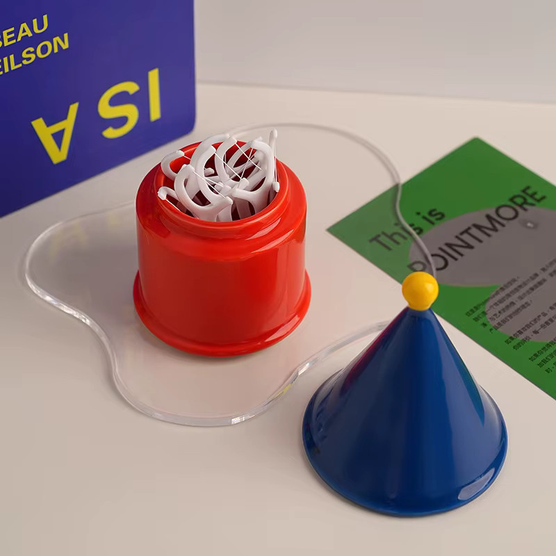 MOYU Keramik-Zahnstocherhalter in Dopamin-Stil als kreative Figur und dekoratives Schreibtisch-Ornament für Wohnzimmer und Küche - Bild 3