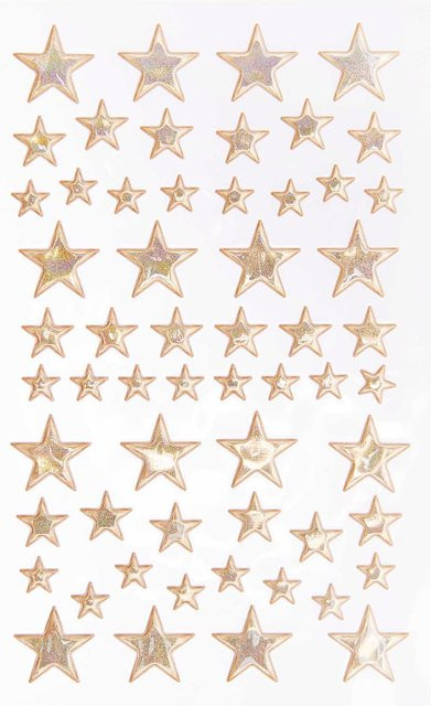 Rico Design Paper Poetry Puffy Sticker Sterne in Gold - Bild 1