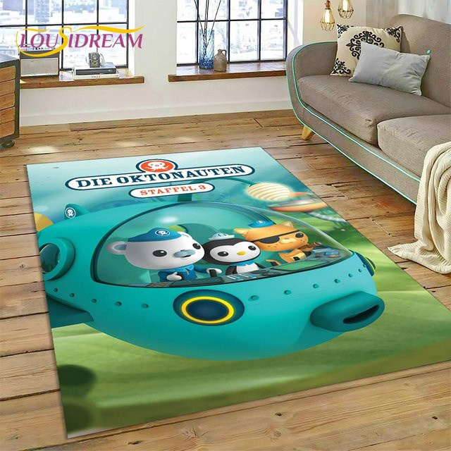 Karpetti Kinderbereichsteppich Die Oktonauten Barnacles, rutschfester Teppich für Kinderzimmer, Wohnzimmer oder Schlafzimmer, Mehrfarbig, Breite: 70 cm, Länge: 100 cm - Bild 1