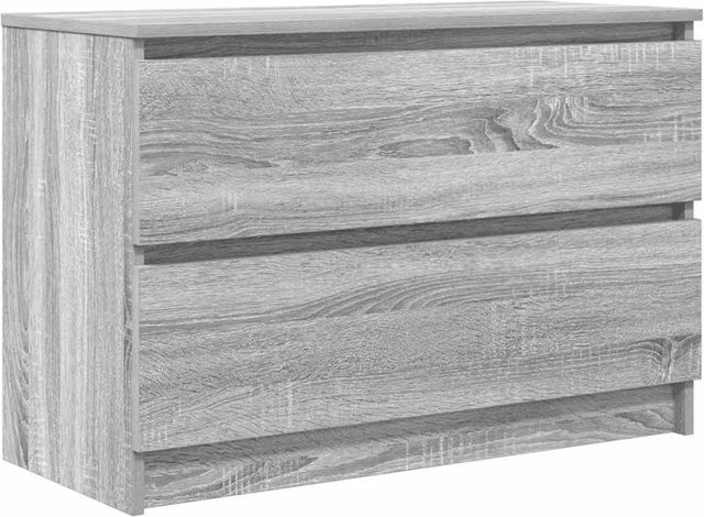 vidaXL TV-Schrank Grau Sonoma aus Holzwerkstoff B/T/H: 80 x 35 x 54 cm - Bild 1