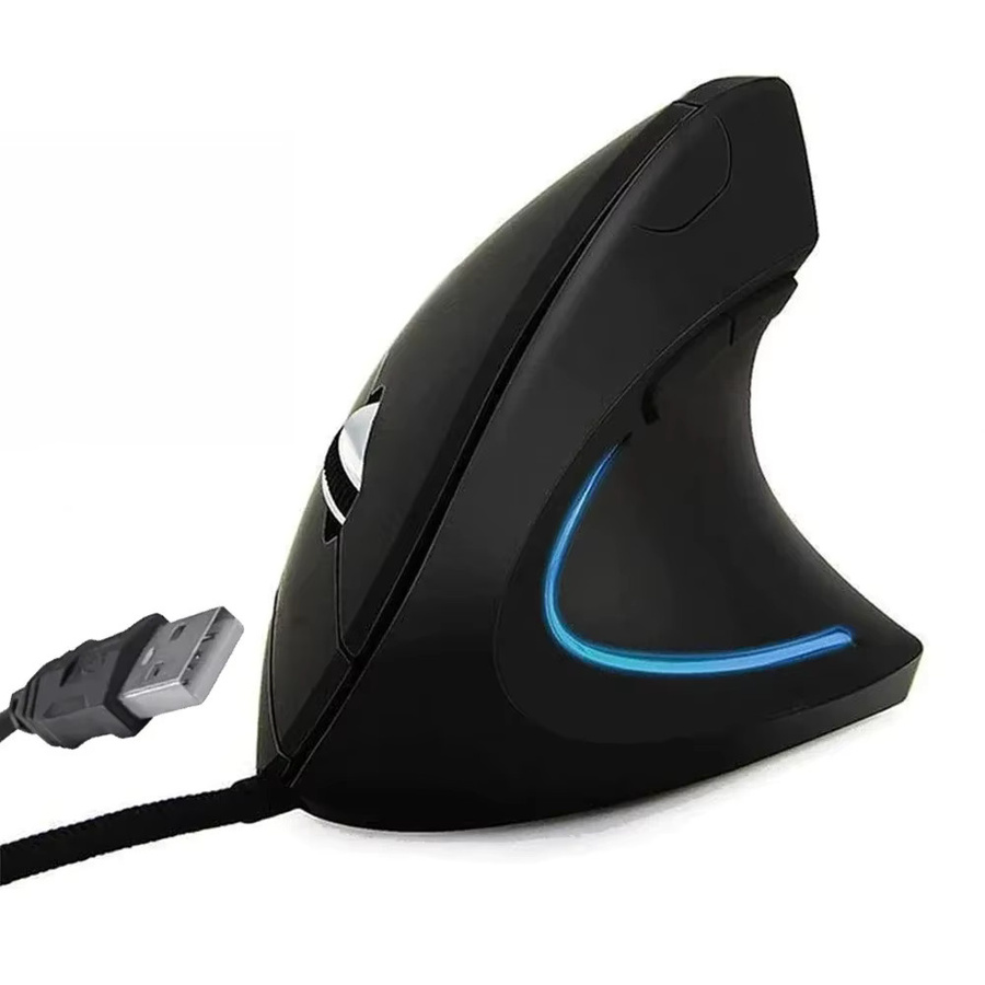 MZX Ergonomische vertikale kabellose Maus in Schwarz mit Bluetooth und USB für PC und Laptop - Bild 6
