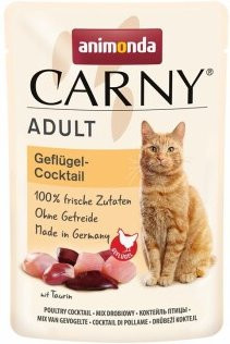 animonda Carny Nassfutter Katze Adult Geflügel Cocktail 24 x 85 g - Bild 1