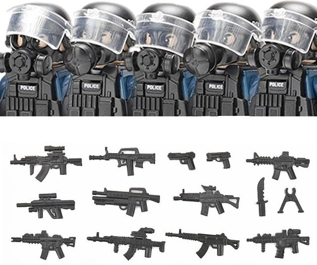 Yiran toy Stadtpolizei China Sturmsoldat SWAT Figuren, Bausteine - Bild 1