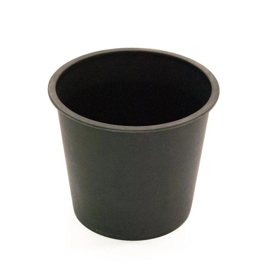 Elegant Einrichten Kunststoff-Pflanzkübel Rund-Konisch in Schwarz, Durchmesser: 34 cm, Höhe: 31 cm - Bild 2