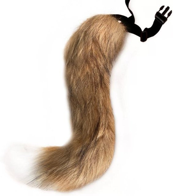 YIRAN Katze Fuchs Plüschschwänze, Cosplay Kostüme, Zubehör, Braun - Bild 1
