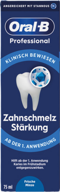 Oral-B Professional Zahnschmelz Stärkung Zahnpasta, Frische Minze, 75 ml - Bild 1