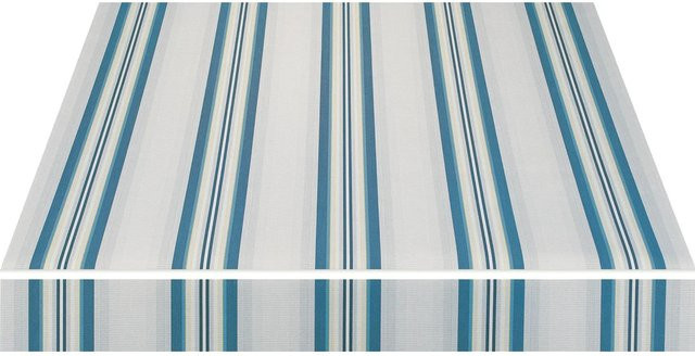 Spettmann Kassettenmarkise VC 1000 aus Polyacryl und Aluminium in Blau-Grau mit weißem Gestell, Breite: 550 cm, Ausladung: 350 cm - Bild 1