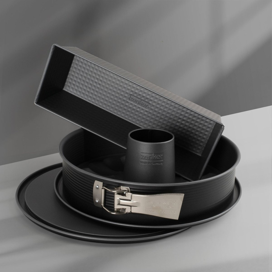 Zenker Backformen-Set Energy Basics, 2-teilig, runde Kuchenformen, beschichtet, schwarz - Bild 2