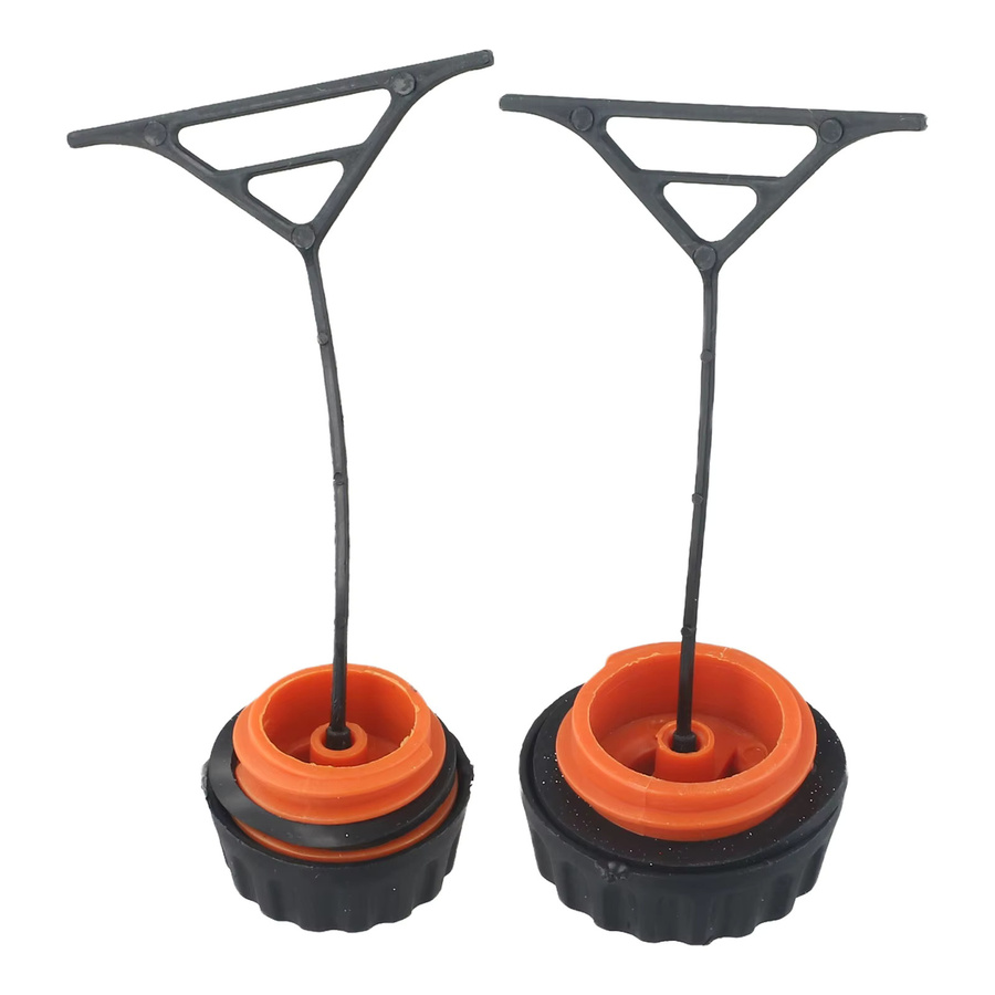 2-teiliges Heizöl-Tankdeckel-Set für Stihl Kettensägen, inklusive Kabel und Gas-Kappe - Bild 2