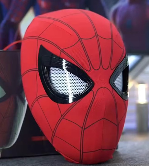 Hot Toys Marvel Spider-Man Maske, Halloween, Schwarz, Rot - Bild 1